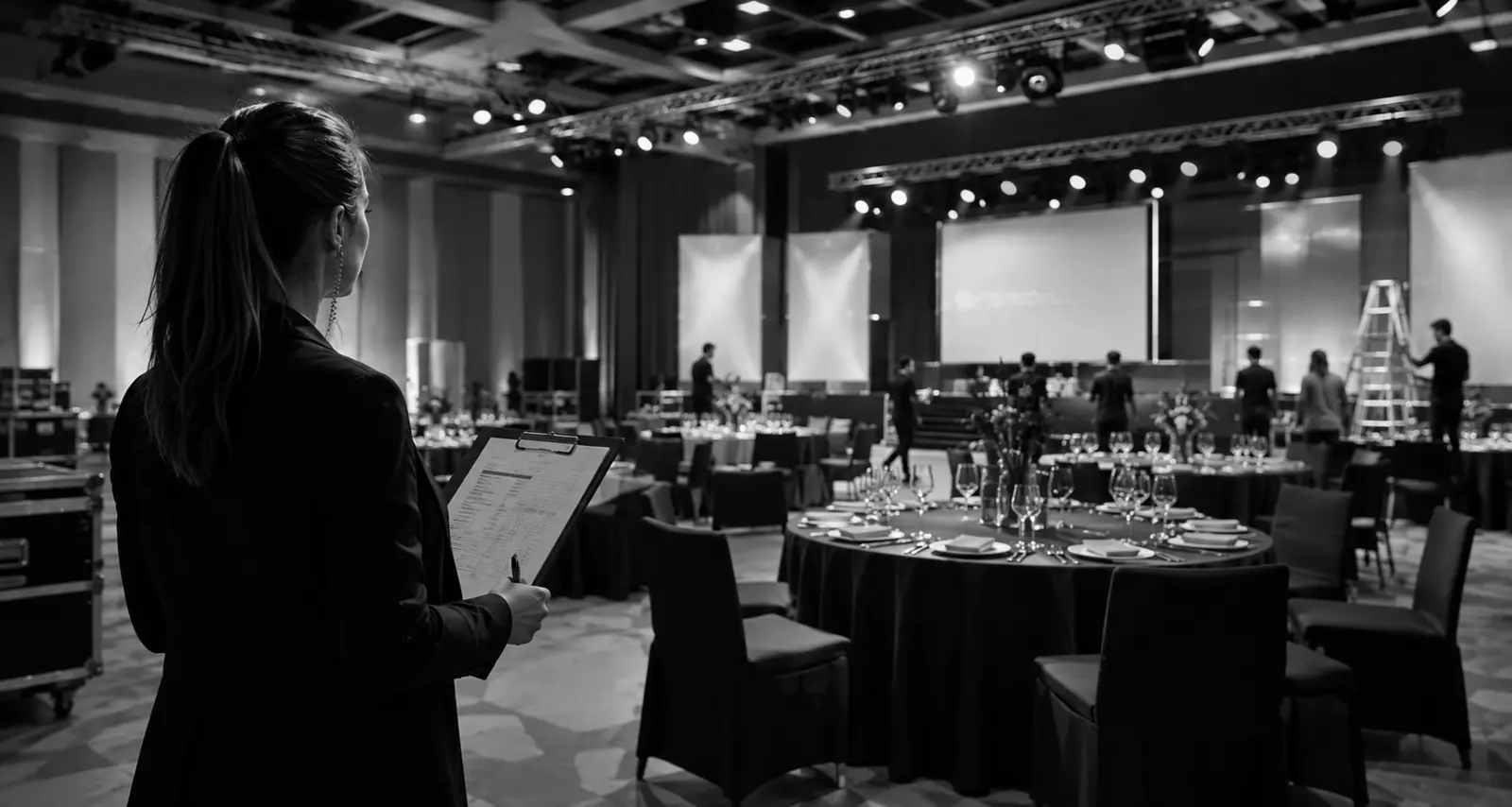 A+C Group supervising an event setup